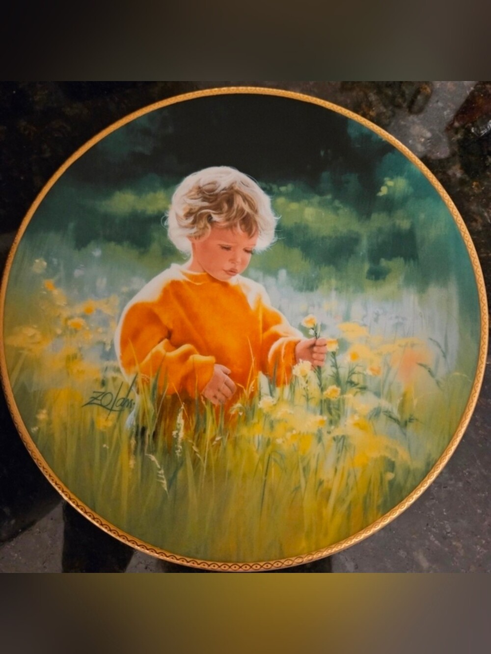 " A Time For Peace" 1989 50th Anniversary March of Dimes Commemorative Plate